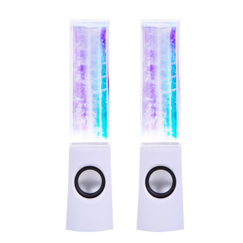 Best-Selling Cross-Border Square Water Dance Speaker with USB Cable and Music Fountain LED Color-Changing Lights—Supports Drop Shipping