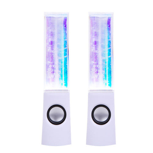 Best-Selling Cross-Border Square Water Dance Speaker with USB Cable and Music Fountain LED Color-Changing Lights—Supports Drop Shipping