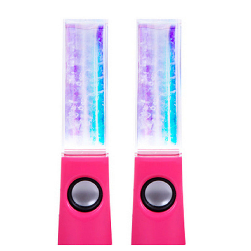 Best-Selling Cross-Border Square Water Dance Speaker with USB Cable and Music Fountain LED Color-Changing Lights—Supports Drop Shipping
