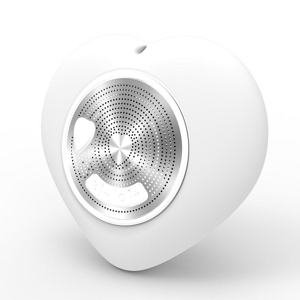 Cyboris Bluetooth 5.0 Floating Bluetooth Speaker with Waterproof, Multi-Color LED Lights and TWS Heart-Shaped Design