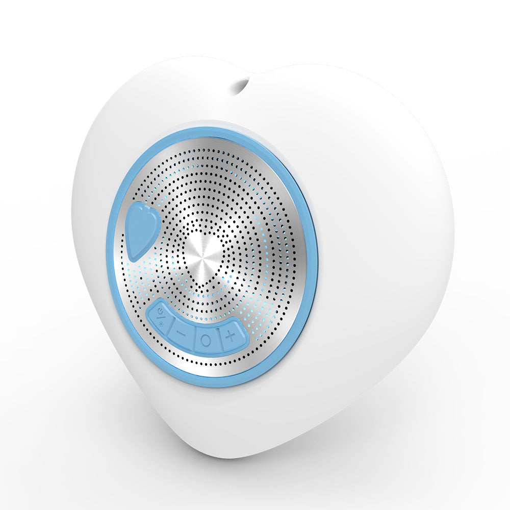 Cyboris Bluetooth 5.0 Floating Bluetooth Speaker with Waterproof, Multi-Color LED Lights and TWS Heart-Shaped Design