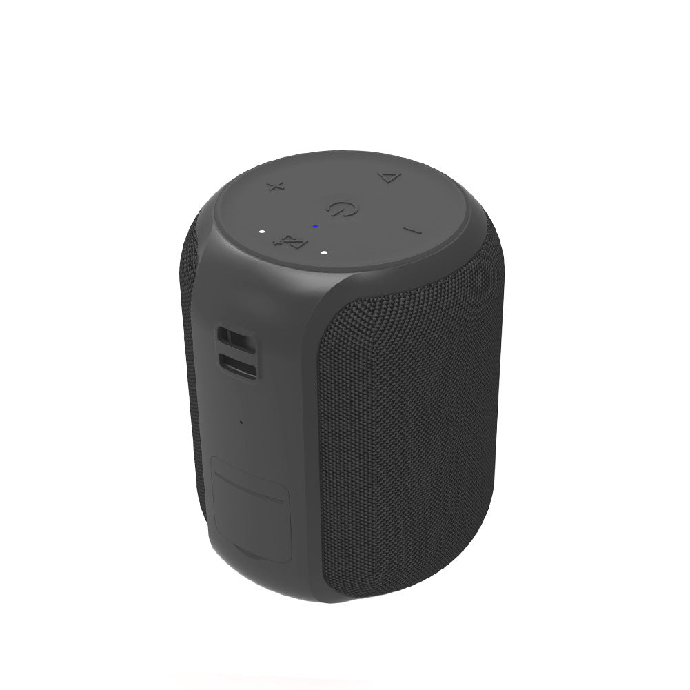 Cyboris Cross-Border Cylindrical 15W Wireless Bluetooth Speaker: Outdoor, Waterproof, Mini, with Card Slot, Subwoofer, Compact Sports Speaker