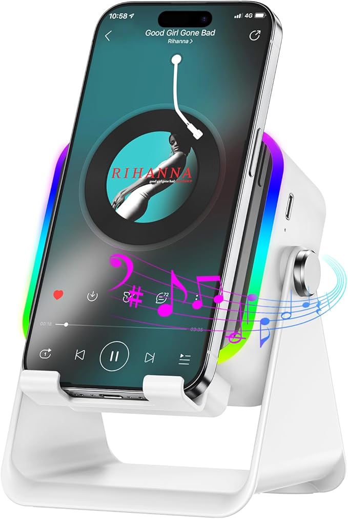 Wireless Induction Speaker 5-in-1 Bluetooth Speaker