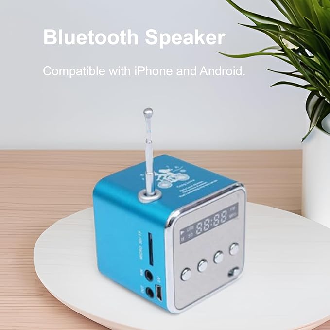 Mini Bluetooth Speaker, Etigood Wireless Music Player Portable FM Radio