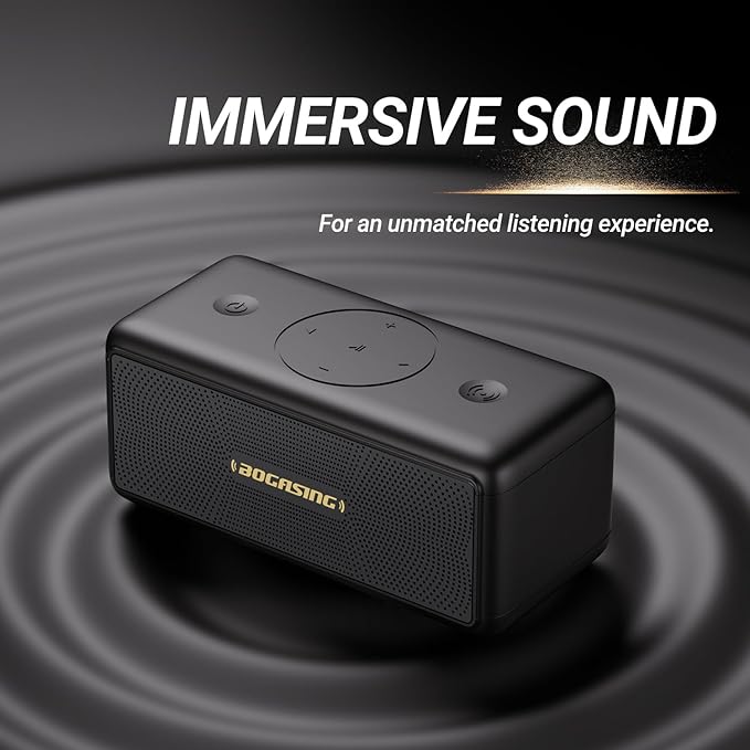 BOGASING Bluetooth Speakers, M5 Portable Wireless Speaker