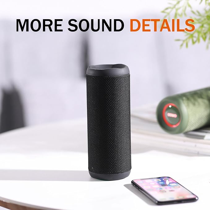 Wireless Portable Speaker, IPX7 Waterproof Bluetooth Speaker, 25W Loud Stereo