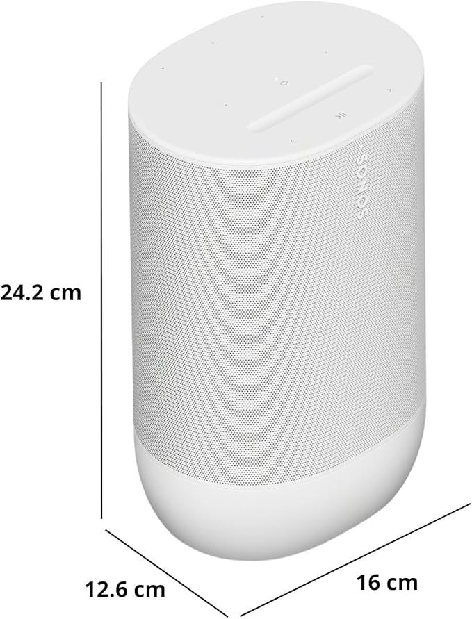Sonos Move 2 - White - Wireless Portable Bluetooth Speaker