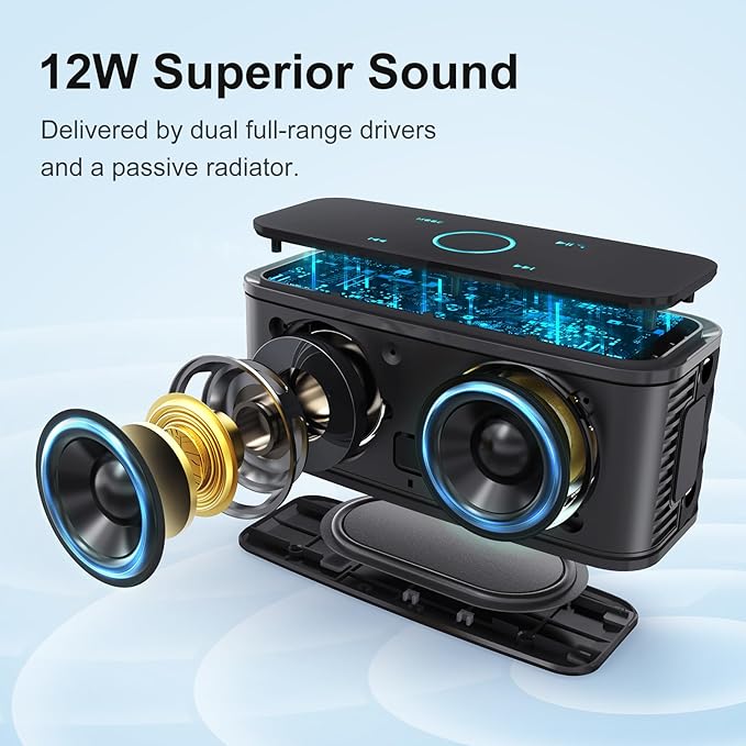 DOSS SoundBox Touch Wireless Bluetooth Speaker