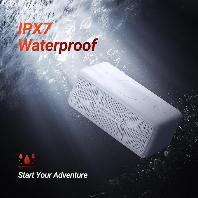 BOGASING Bluetooth Speakers, M5 Portable Wireless Speaker