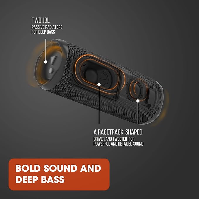 JBL Flip 6 - Portable Bluetooth Speaker, powerful sound and deep bass, IPX7