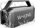 W-KING Portable Loud Bluetooth Speaker, 100W Max Waterproof Outdoor Speakers