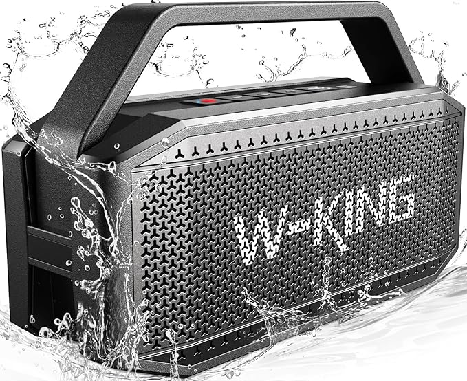 W-KING Portable Loud Bluetooth Speaker, 100W Max Waterproof Outdoor Speakers