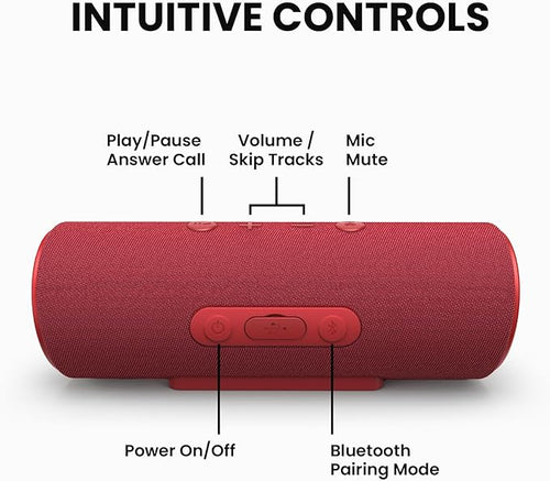 Cleer Scene Wireless Bluetooth Speaker, Stereo Wireless Pairing, Waterproof IPX7