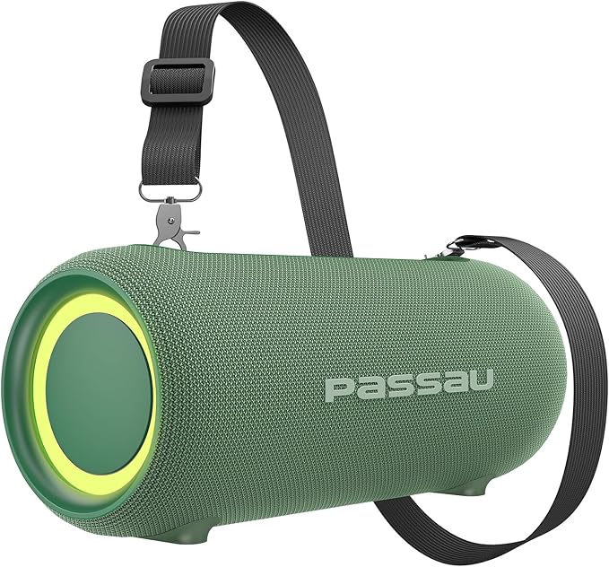 Passau Portable Bluetooth Speakers 40W Peak Loud Stereo Sound, Passive