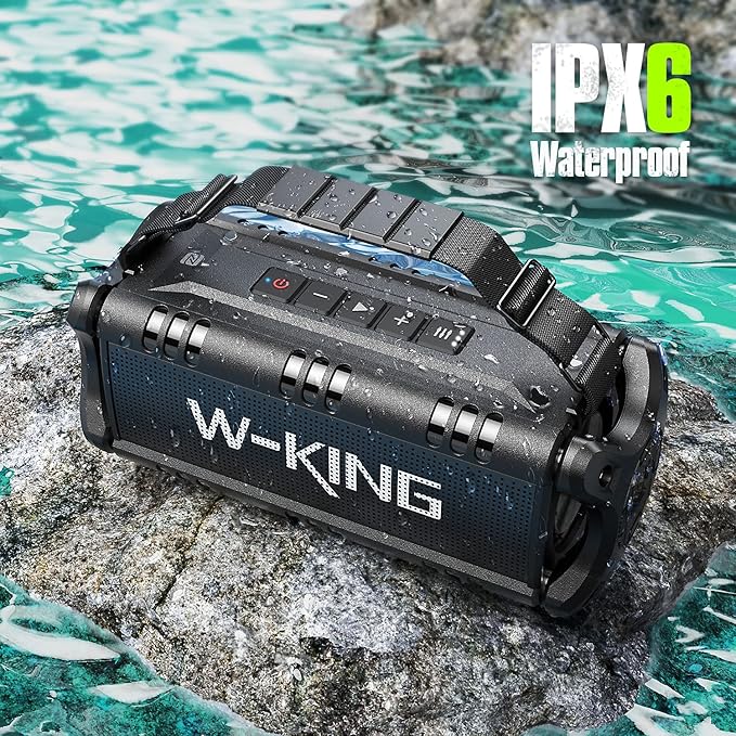 W-KING Bluetooth Speaker, 90W Max Loud Portable Speakers Bluetooth Wireless