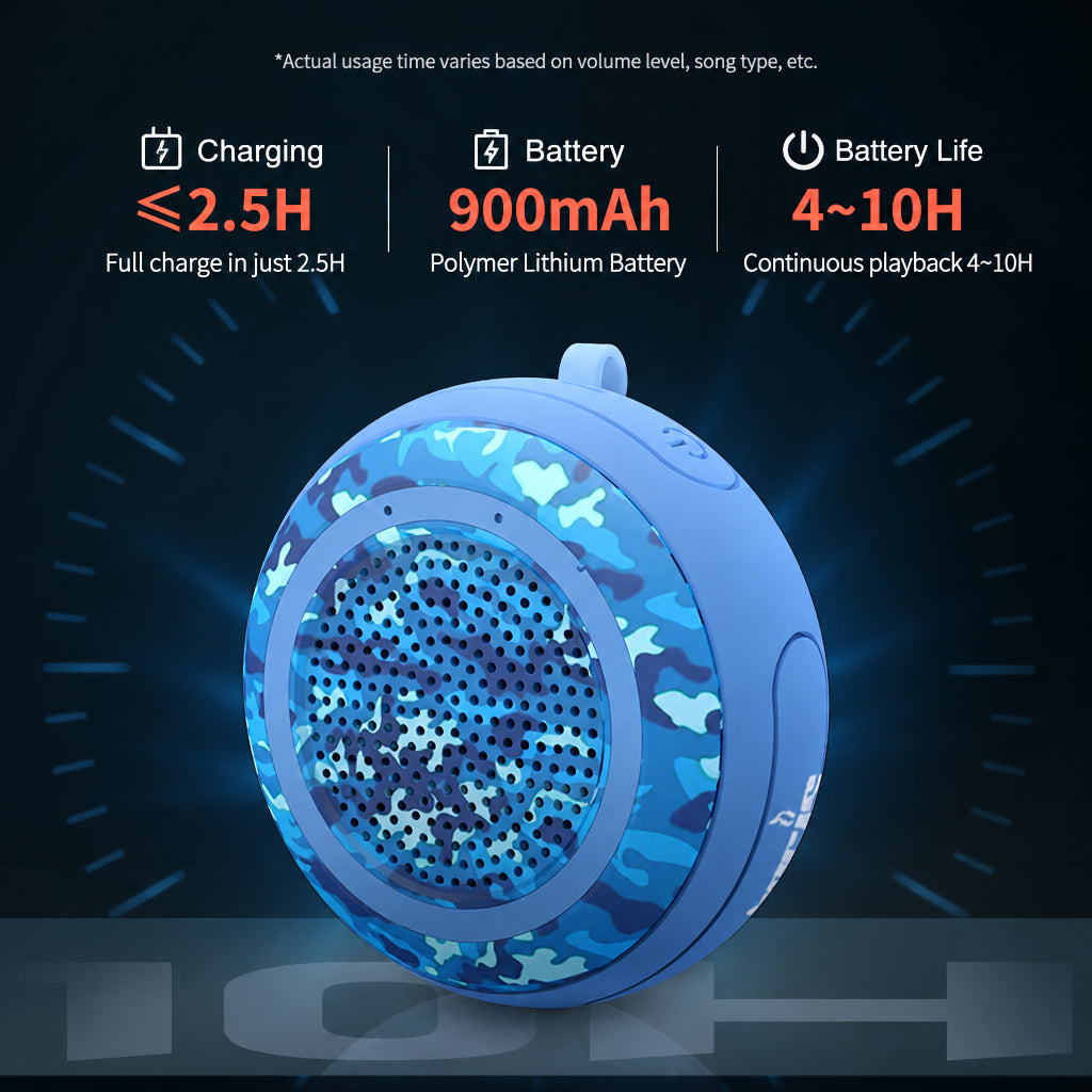 Cyboris IPX7 Waterproof Bluetooth Speaker: Floating Speaker, TWS Connectivity, Card Slot, Mini, Portable, Cycling