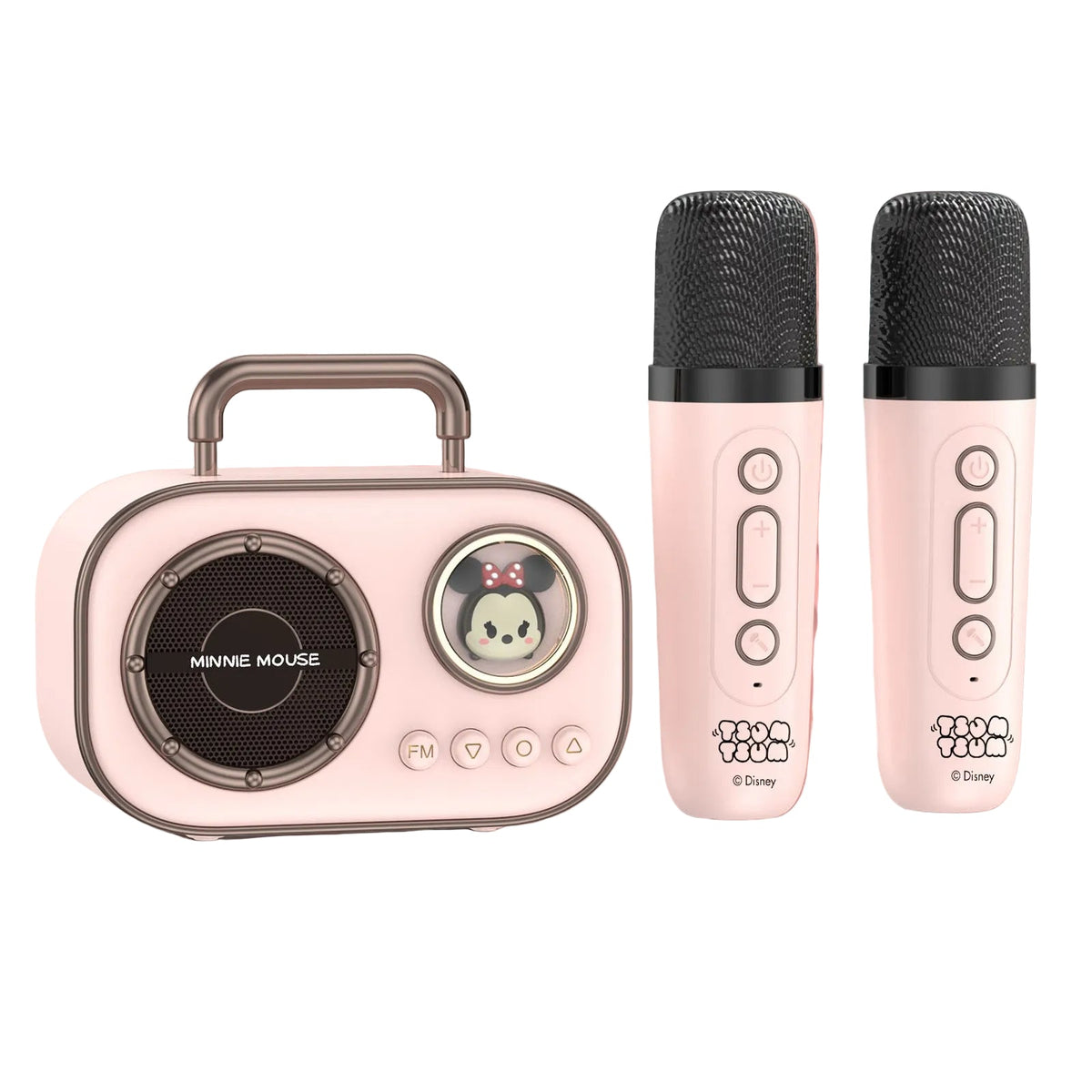 Disney All-in-One Microphone and Speaker System—Home Karaoke, Kids' Singing Speaker, Bluetooth Portable Speaker, Mini