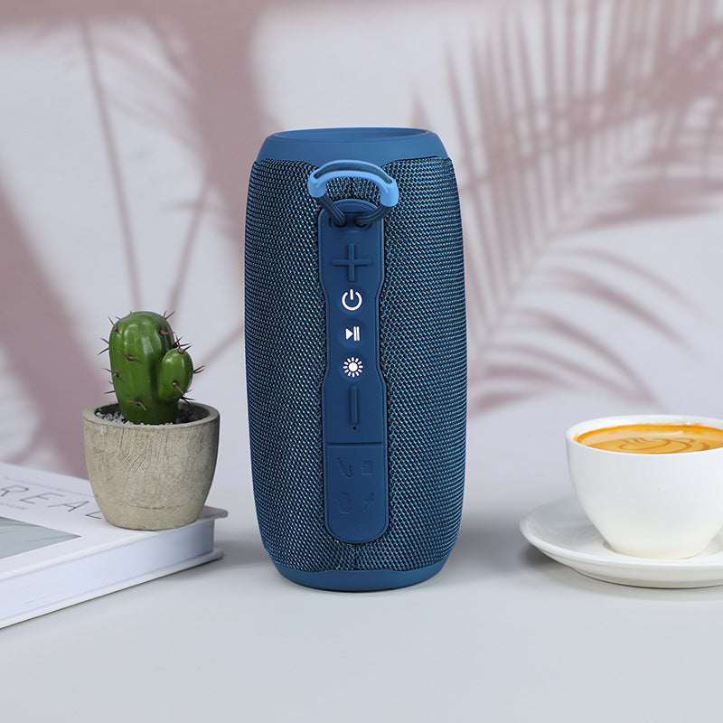 New TG663 Wireless Bluetooth Mini Speaker: Portable Fabric Subwoofer, Outdoor-Ready, TWS-Compatible, Ideal for Calls and as a Gift