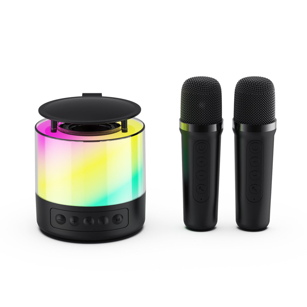 Projection Starry Sky Light Bluetooth Karaoke Speaker All-in-One System with Detachable Microphone KTV Set Outdoor Speaker