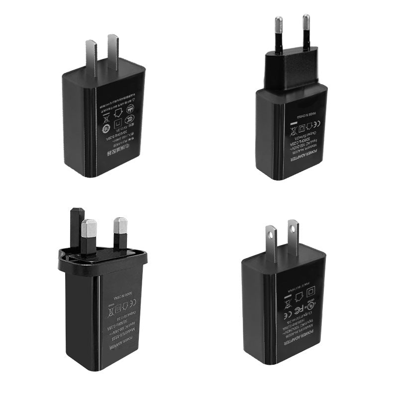 US-Spec 5V/2A Charger with UL/FCC Certification—Universal Power Adapter Compatible with Xiaomi USB Phone Chargers
