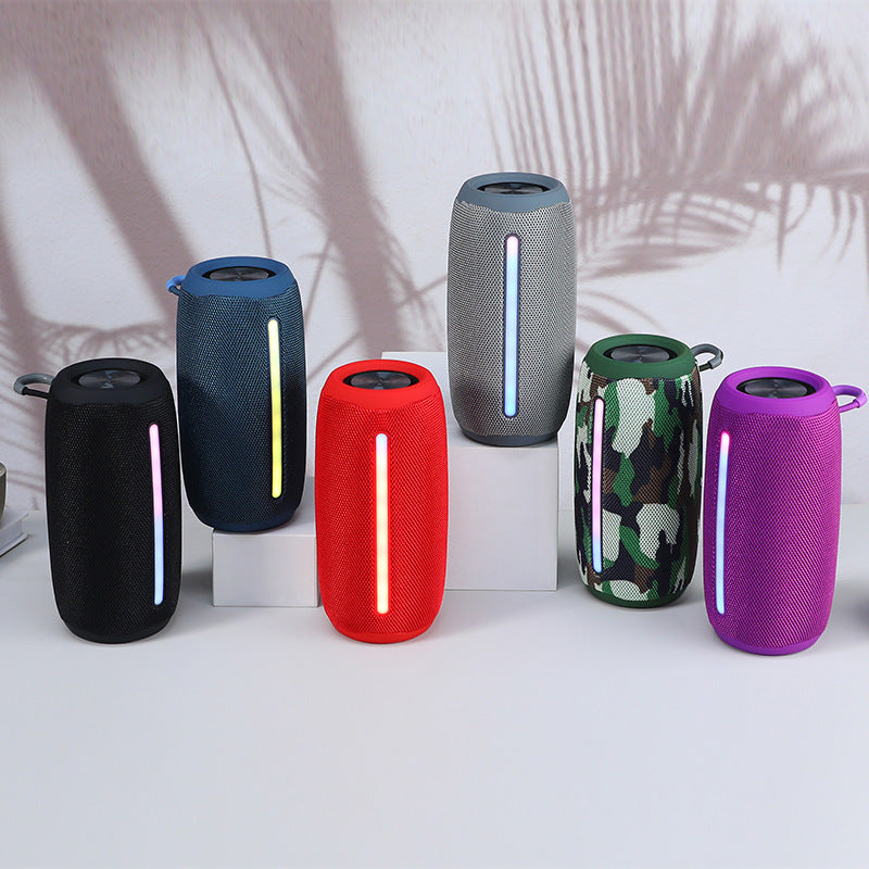 New TG663 Wireless Bluetooth Mini Speaker: Portable Fabric Subwoofer, Outdoor-Ready, TWS-Compatible, Ideal for Calls and as a Gift
