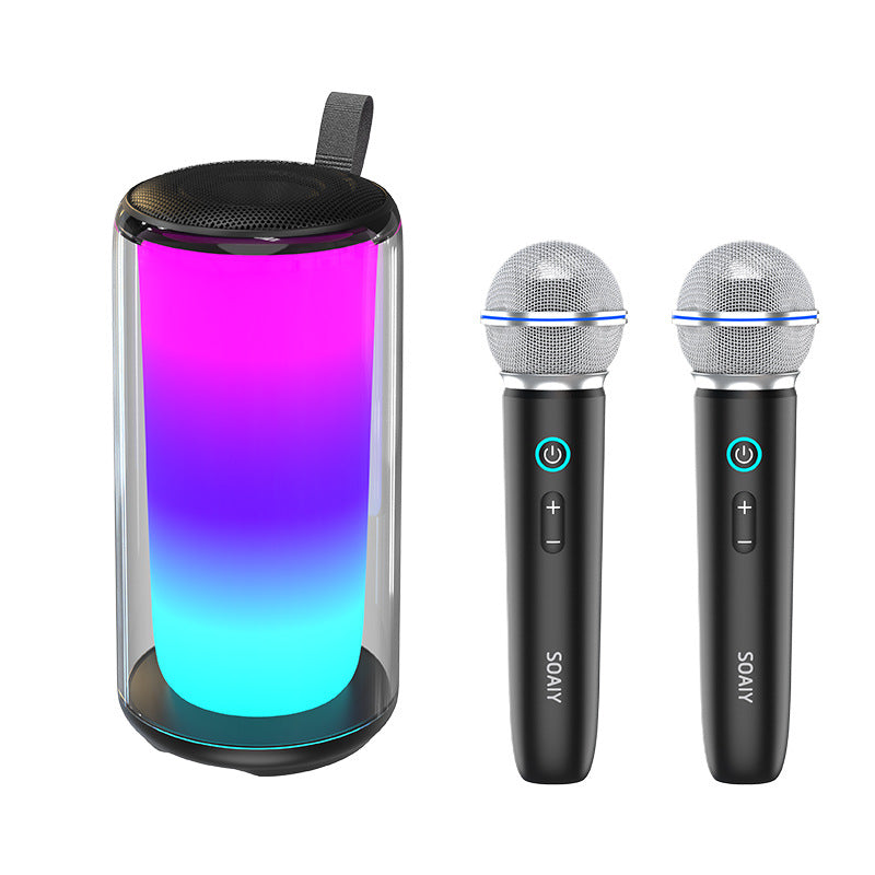 Sony Ericsson K69 Bluetooth Speaker with Karaoke Function, All-in-One Home KTV Microphone, Portable Family Speaker, Kids' Outdoor Speaker