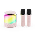 Projection Starry Sky Light Bluetooth Karaoke Speaker All-in-One System with Detachable Microphone KTV Set Outdoor Speaker