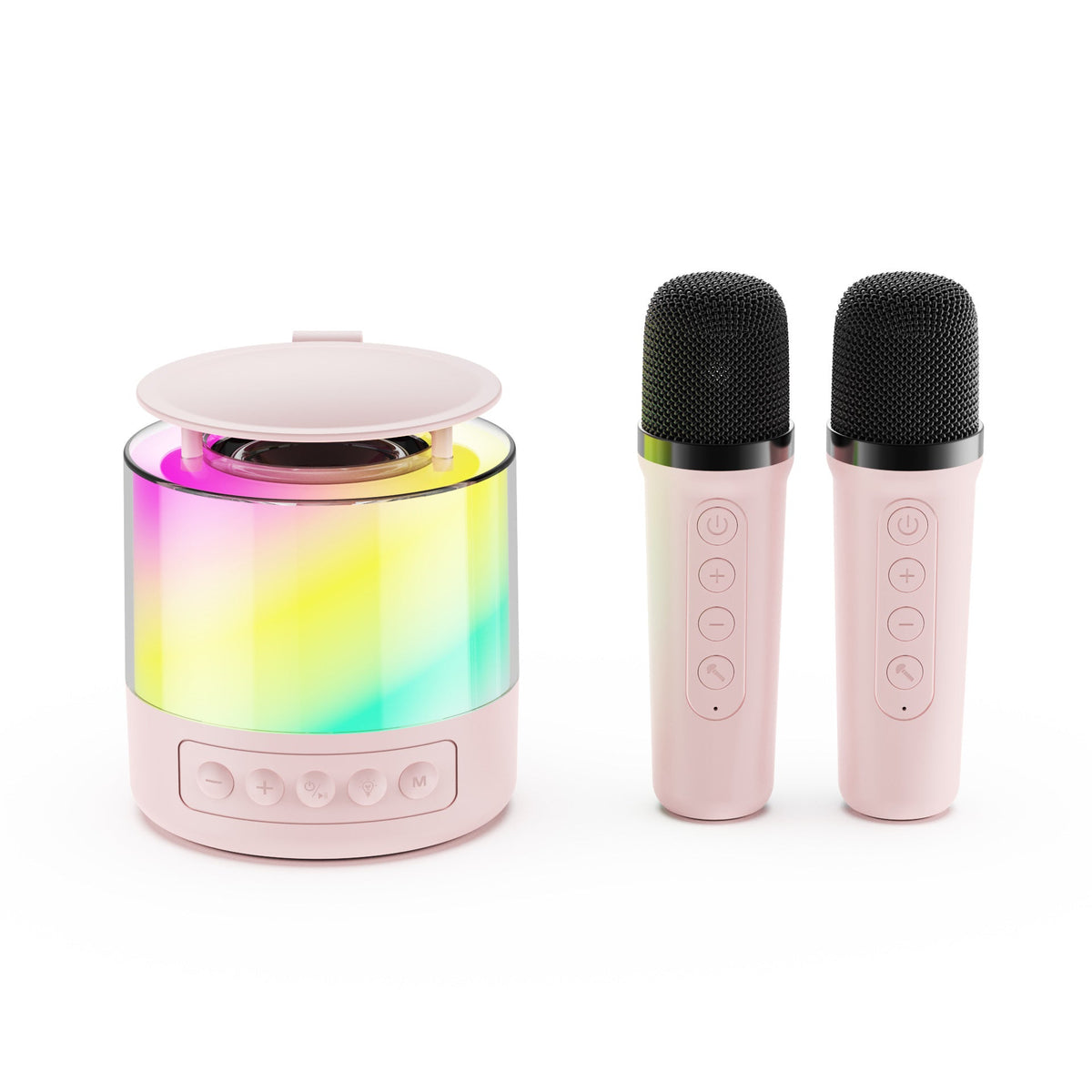 Projection Starry Sky Light Bluetooth Karaoke Speaker All-in-One System with Detachable Microphone KTV Set Outdoor Speaker