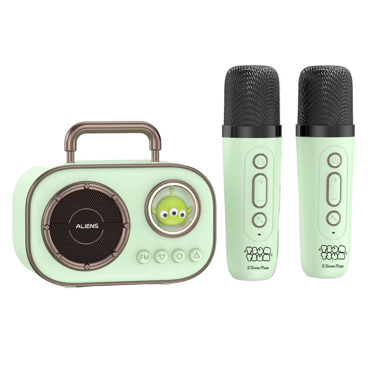 Disney All-in-One Microphone and Speaker System—Home Karaoke, Kids' Singing Speaker, Bluetooth Portable Speaker, Mini