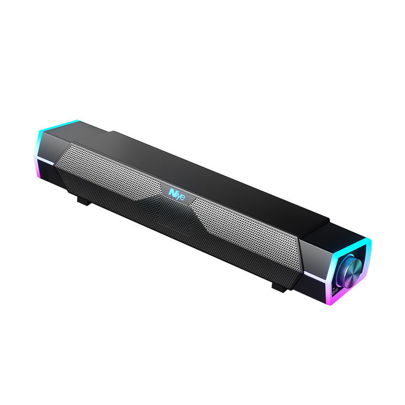 Naiye New Bluetooth Speaker: Desktop Rectangular Subwoofer for Gaming, Wired, Home Use, Deep Bass Speaker