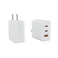 UL-Certified 65W U.S. Standard PD Charger with Type-C GaN Fast Charging Head for Apple Phones and Computers