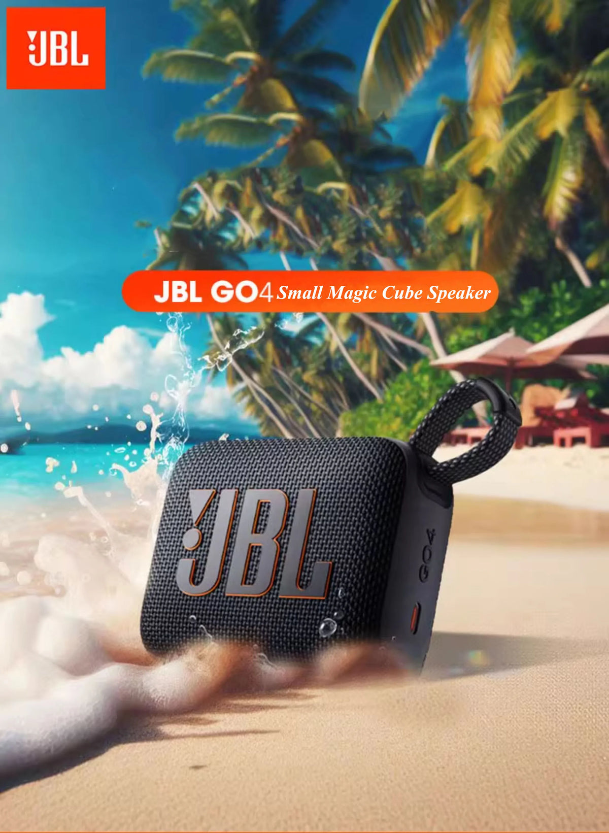 JBL GO 4 Authentic Authorization Wireless Bluetooth Speakers Portable Music Brick 7h Battery life JBL Legendary Sound Quality