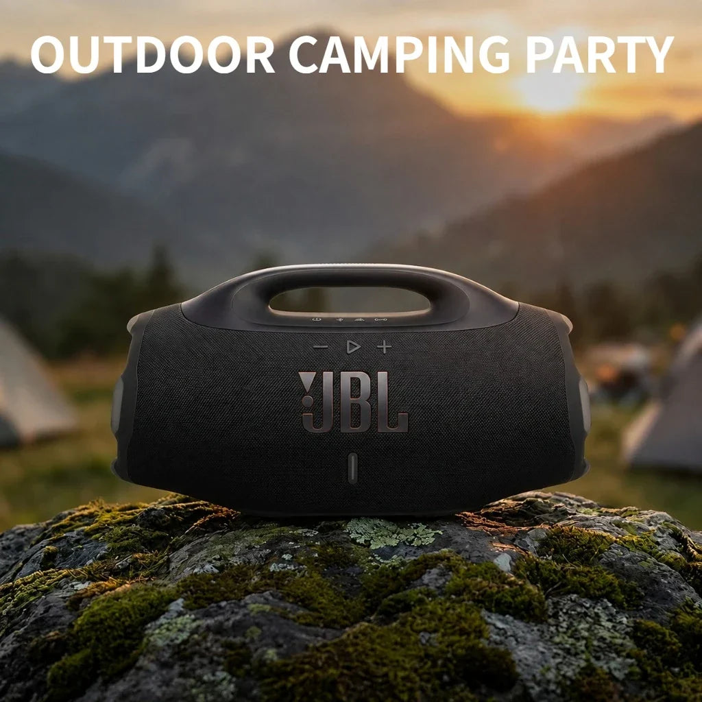 JBL Boomsbox 4 Portable Wireless Bluetooth Speaker IP68 Waterproof AI Sound Boost High Power Outdoor Camping Party Subwoofer
