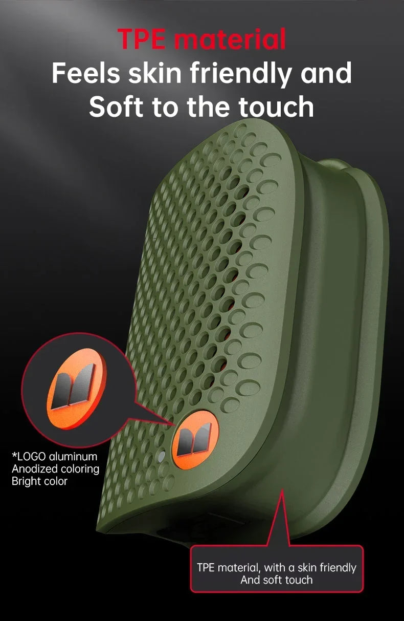 Monster M3 Magnetic Clip-On Mini BT V5.4 Portable Outdoor Sport Wearable Wireless Bluetooth Speakers With Bass Mic