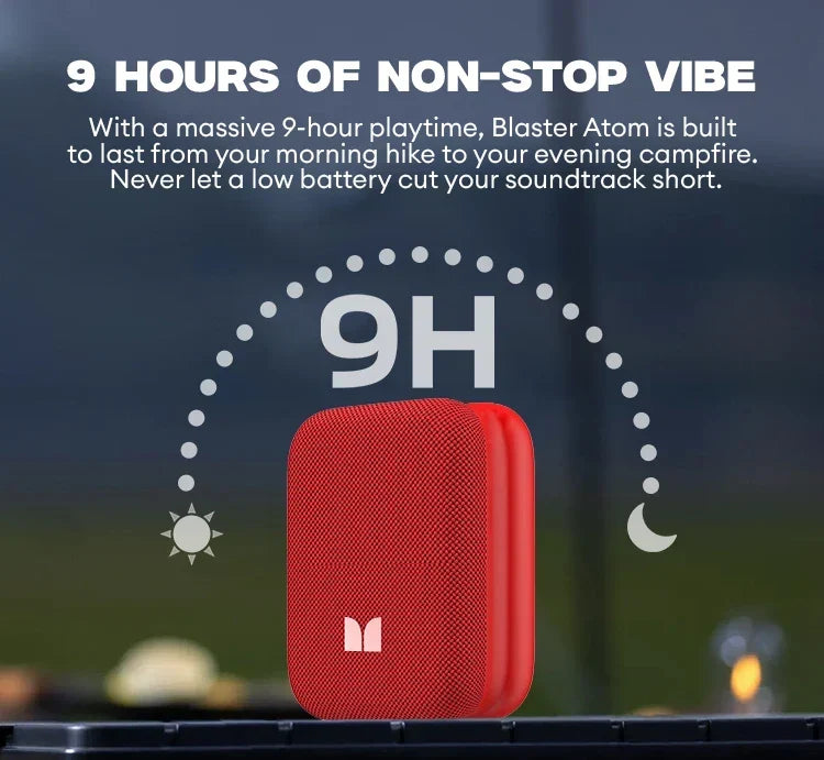 Monster M17 Mini Bluetooth 5.4 Speaker Portable Wireless Loudspeaker Magnetic Clip Design HIFI Bass Stereo Outdoor Travel